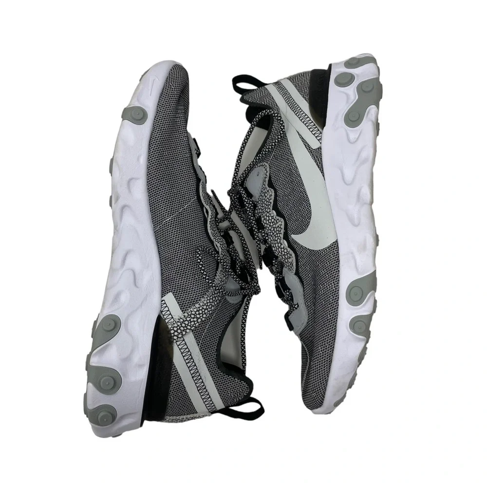 EUC Nike React Element 55 SE Safari‎ Grey Men's 7.5 CD2153-100